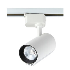 Трековый светильник однофазный Crystal Lux CLT 0.31 007 20W WH, фото 